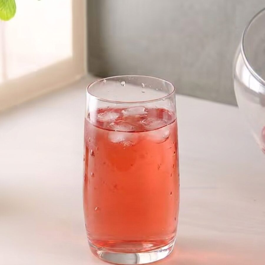Engraved Crystal Long Cup