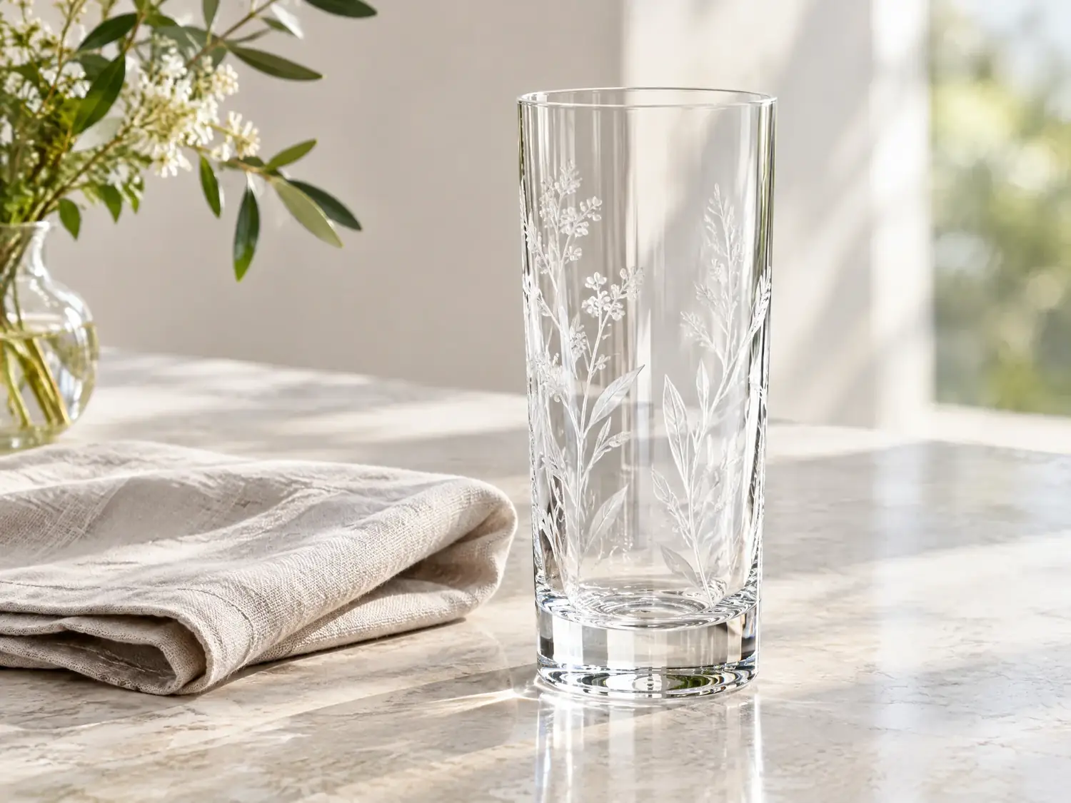 Personalized detail from the Classy Glass studio